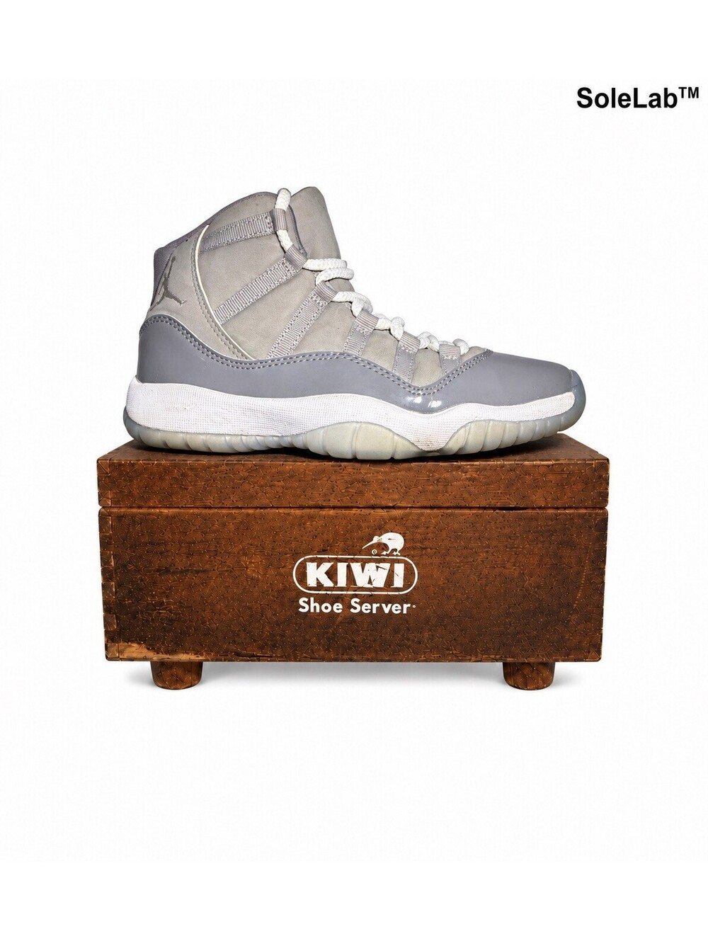 Nike Air Jordan 11 Retro GS Cool Grey 2021 Sneakers Size 4Y 378038-005